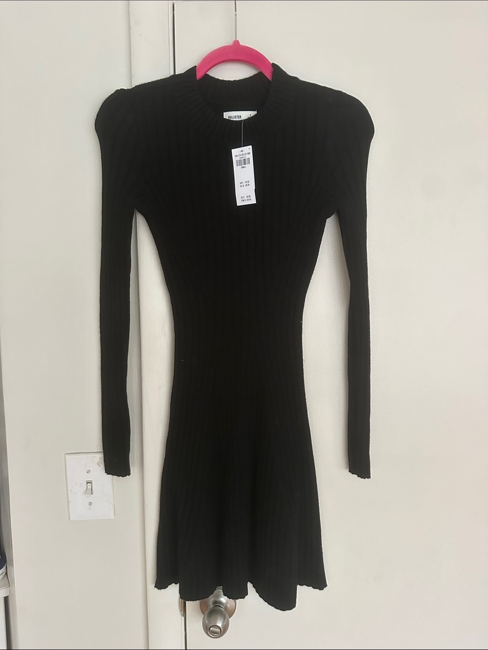 NWT Hollister Ribbed Sweater Mink Dress S
